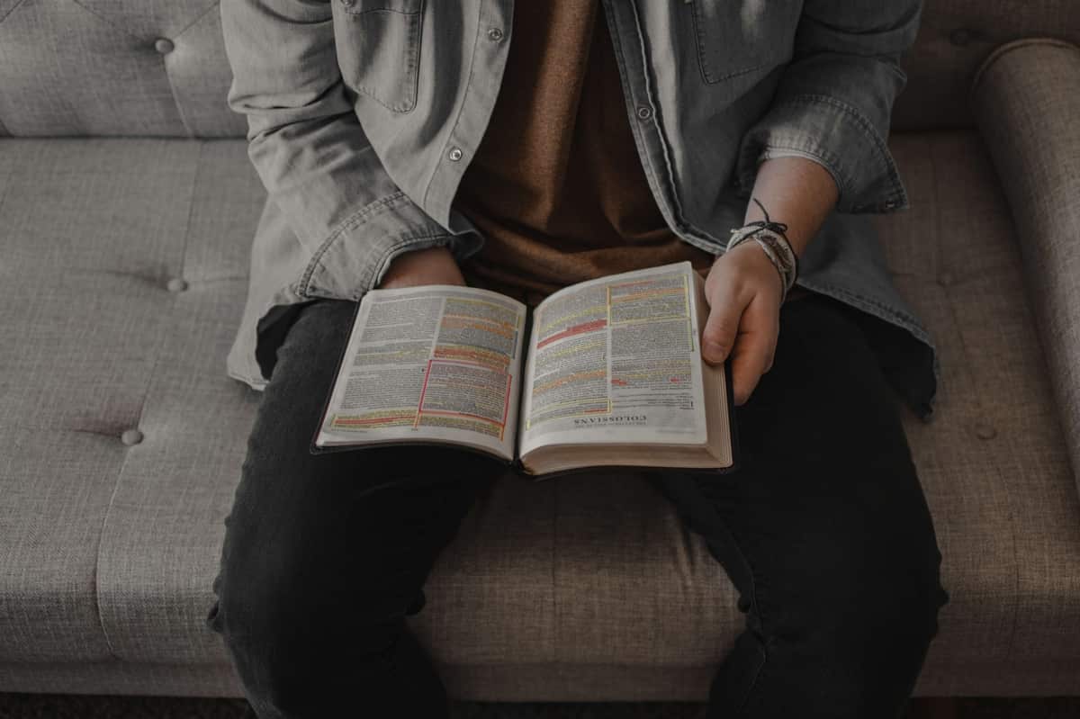 A ministry leader studying highlighted content while planning digital outreach